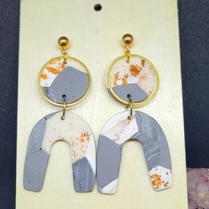 Polymer clay earrings